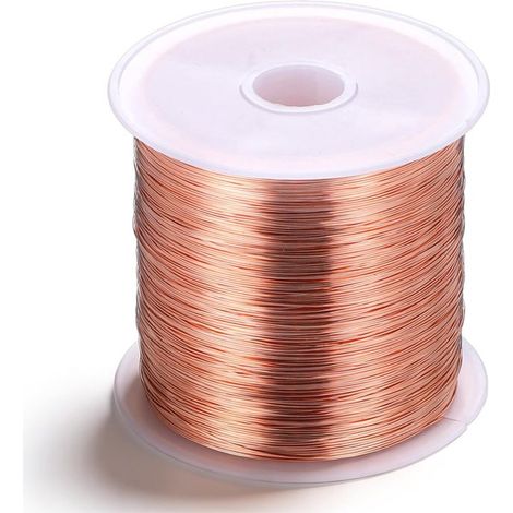 Gadgets - fil de cuivre 2 mm - 5m 2 mm - fil de cuivre contre les limaces - fil de cuivre pour le jardinage - fil de cuivre pur - fil de cuivre non (1/5)