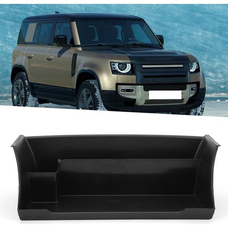Modification de voiture : Boîte de rangement pour console centrale (version améliorée) pour Land Rover Defender 2020-2021, avec tapis inclus. (1/5)