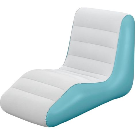 TRADE SHOP - Poltrona Lunga Leisure Luxe Chaise Longue Gonfiabile Design Ergonomico 133x79x88cm 75127 - (1/5)