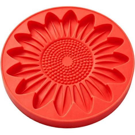Moule pour dalles de jardin tournesol, moule réutilisable pour créer un chemin de jardin en béton. (1/5)