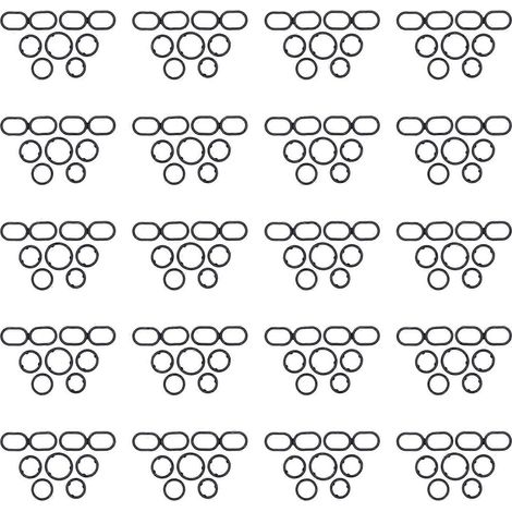 20 rondelles d'adaptation pour boîtier de filtre de refroidisseur d'huile 68191356AA pour Jeep Wrangler Grand Cherokee 2014-2023, joint d'étanchéité (1/5)