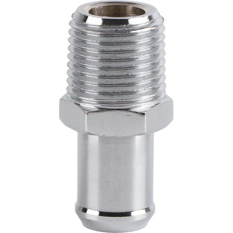 1/2 '' NPT 5/8 '' Tuyau Flexible de Chauffage Collecteur d'admission en métal chromé.