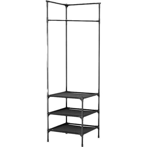 Penderie Portemanteau d'angle simple - 180x45x45cm Penderie- (1/4)