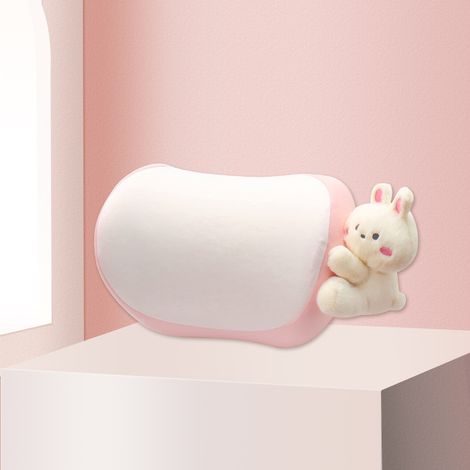Boîtiers de coussin, ensemble de 2 pièces, sous forme de bière ou de lapin. Contre-cou pour la voiture, décoration intérieure. Coussin de coussin en mousse pour plus de confort de conduite, facile à f
