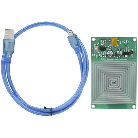 BUNTHAUS Générateur d'Impulsions, 7.83HZ Générateur d'Impulsions Ultra-Basse Fréquence Schumann Wave avec Câble USB Générateur d'Ondes pour Aider à Dormir (1/5)