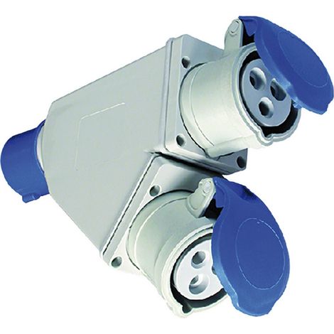 1PZ ADATTATORE INDUSTRIALE DOPPIO 73105