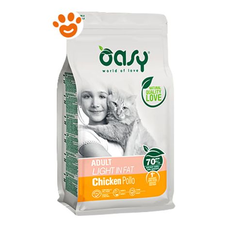 Gatto - Croccantini Light 300gr - 1,5 Kg OASY - size 300 gr