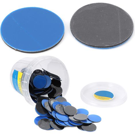 Packung mit 200 universellen 25-mm-Gummireparaturflicken, multifunktionales Klebewerkzeug für Auto- und Motorradreifen (1/5)