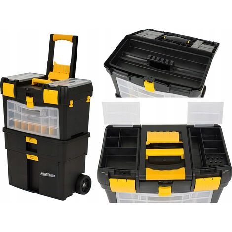 Carro de taller resistente, carro organizador de herramientas, caja móvil (1/5)