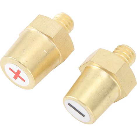 Paire de bornes latérales en laiton pour batterie, cosses de charge positives et négatives compatibles câbles 9,2mm, jeu de 2 (1/5)