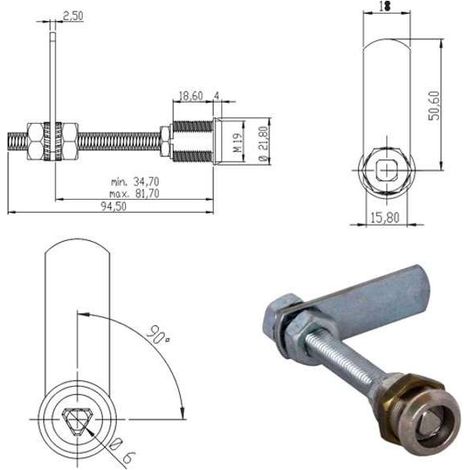 Cilindro Levetta Mm 20 Triangolo 160500 Omr