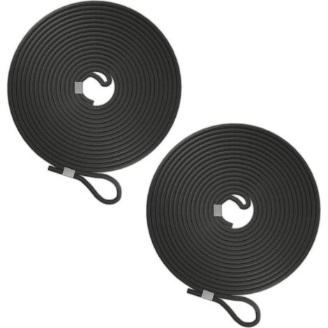 Corda di gomma nera in set da 2 (1/5)