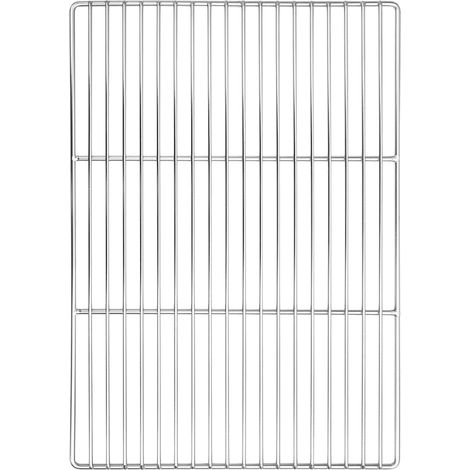 Grillrost Silber 50 x 35 cm Edelstahl