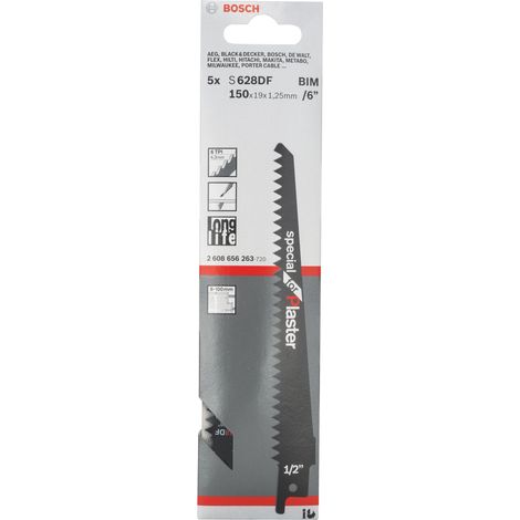 BOSCH S628DF (pkt of 5) Special for plaster 150mm