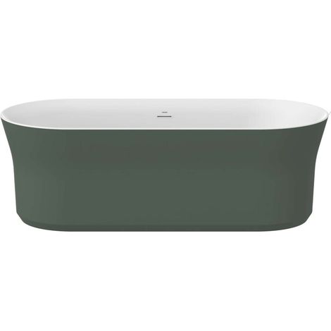 Ravak Ypsilon - Bañera independiente, 180x80 cm, gris verde/blanco XC00100052
