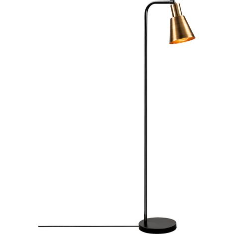 Lámpara de pie, lámpara de pie, iluminación de salón. Lamp Negro Vintage (1/5)