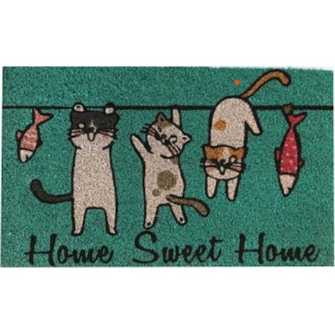 Coco Blanchi Chatons Semelle Latex 40x60x15 Cm - Id Mat - Id Group