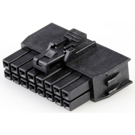 Molex Buchsengehäuse-Kabel Polzahl Gesamt 16 Rastermaß: 2.5 mm 1053081216 1 St. Bag