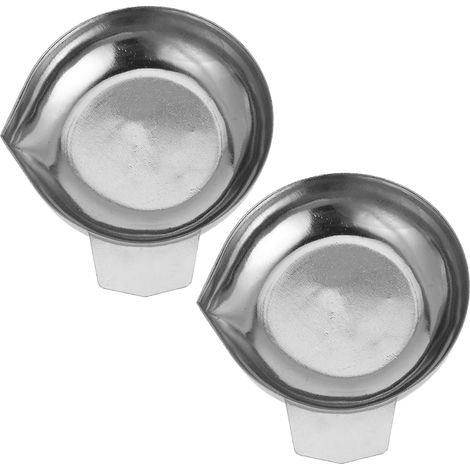 Homoyoyo Lot de 2 Plateaux pour Balance Électronique en Acier (1/5)