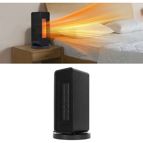 Calefactor de alta temperatura de 1200 W con oscilación rápida, protección contra sobrecalentamiento y vuelco para uso en interiores, adecuado para el hogar y la oficina. (1/5)