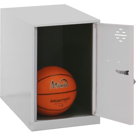 Simonrack Mini Metallschrank grau für praktische Aufbewahrung (1/4)