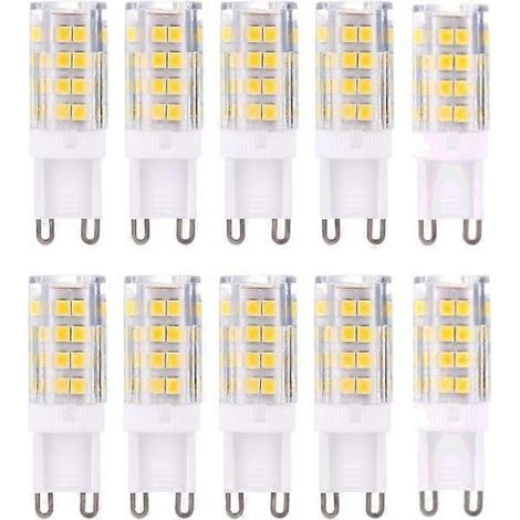 Lampadine LED G9, bianco caldo 3000K 5W, confezione da 10 - AquaForge (1/5)