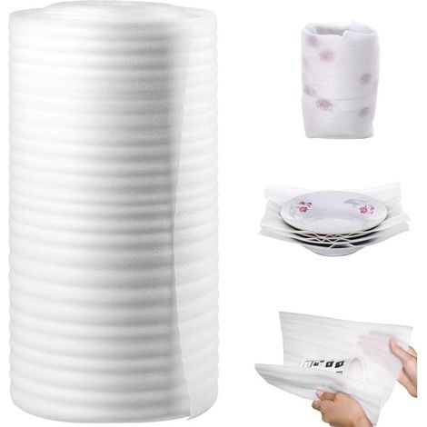 Rouleau de Film à Bulles 30 cm x 10 m - Emballage Protecteur Déménagement et Stockage - Papier Bulle Résistant pour Vaisselle, Objets Fragiles et Colis (1/5)