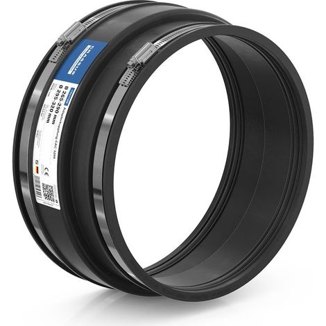 CR Adapterkupplung CAC 3209, bis 0,6 bar (295-320mm auf 265-290mm), EPDM / V2A