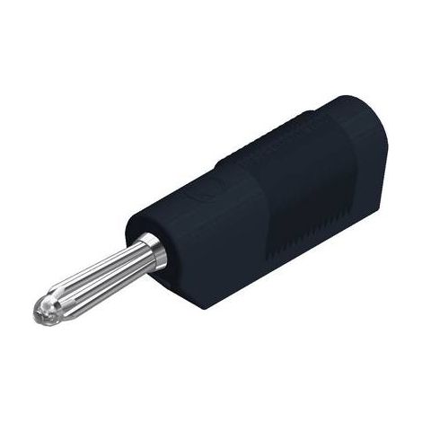 Fiche banane mâle Ø de la broche: 4 mm Hirschmann Test & Measurement BSB 20 K 930729100 noir 1 pc(s) (1/2)