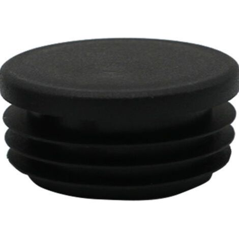 Bouchons de tube rond 35 mm Embouts ronds en PE Butée de pied de chaise Butée de tube carré pour tubes métalliques, chaises, canapés, tables et étagères 4 pièces