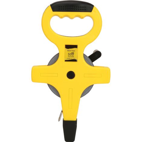 Mètre ruban 50 m en acier inoxydable à rouleau ouvert transportable outil de mesure (1/5)