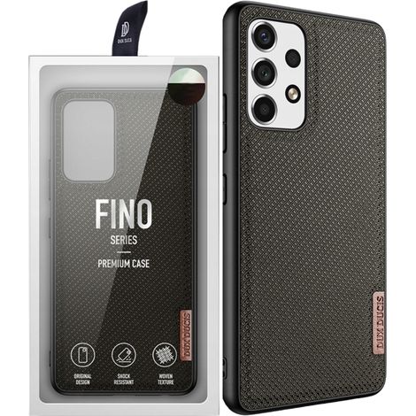 Custodia Dux Ducis Fino con cover in nylon per Samsung Galaxy A73 verde (1/5)