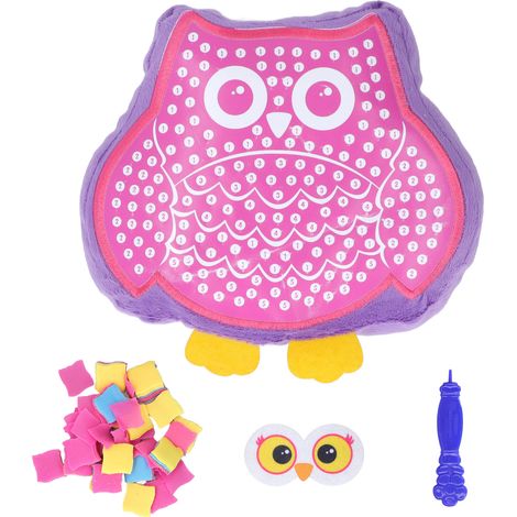 Peluches anti-stress à faire soi-même, jouets originaux, coussins faits main, coussins hibou à faire soi-même 33788 (1/5)