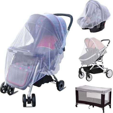 Moustiquaire Pour Lit Voyage (120 X 60Cm), Poussette, Siège Auto, Moustiquaire Pour Bébé Avec Sac De Rangement, Respirante Et[W112] (1/5)