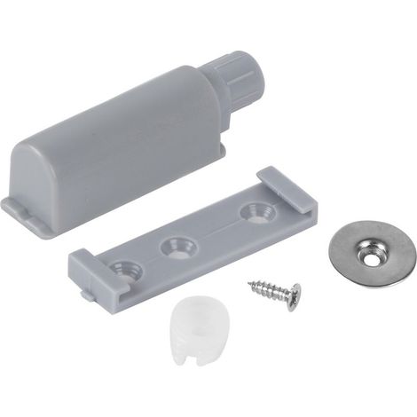 10pcs ABS Boîtier Placard Tiroir Charnière Poussoir Ouverture Amortisseur Silent Bloc Aimanté (S) (1/5)