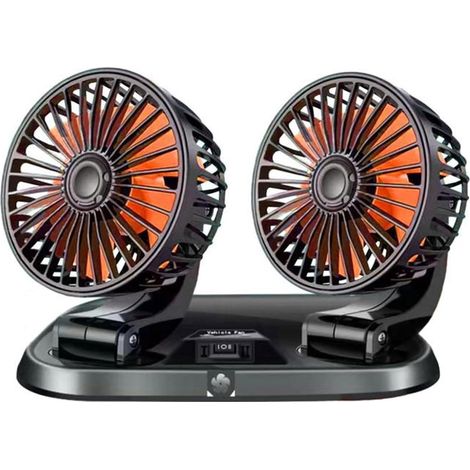 12V 24V ventilateur de voiture refroidissement double tête USB 2 (1/5)