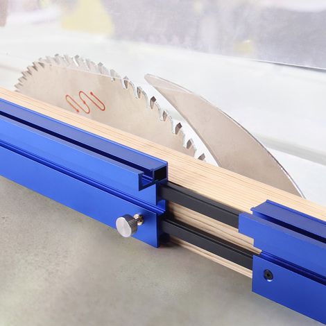 Rail de Guidage 75mm pour Défonceuse – Échelle Métrique, Coupe à 45°, T-Slot – Accessoire pour Table de Travail (1/5)
