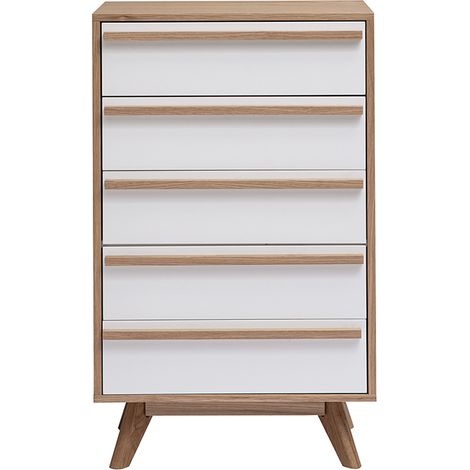 Kommode/Semainier 5 Schubladen skandinavisches Design HELIA