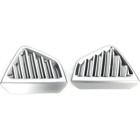 2 pièces Sortie d'air latérale plaquée chrome pour tableau de bord, compatible Mercedes GLE GLS W167 X167 2020 (1/5)