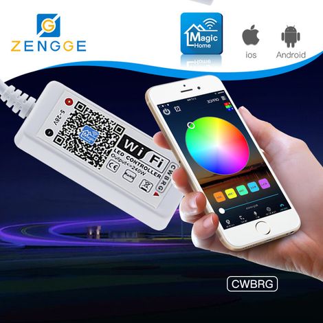 Mini RGBWW WIFI LED controller, WiFi LED controller suitable for living room ceiling.
