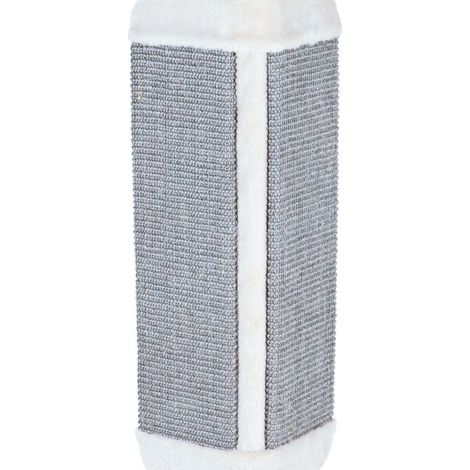 Tavoletta per angoli in sisal e peluche 32x60cm grigio chiaro