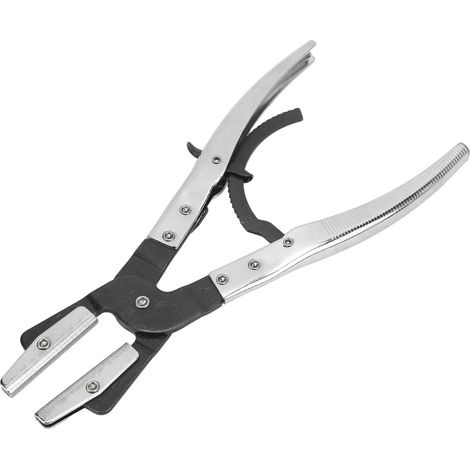 Pince à pincer durite avec mâchoires crantées pivotantes, universelle pour tuyaux auto radiateur frein liquide de refroidissement, 30,5 cm, outil de blocage flexible (1/5)