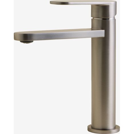 Robinet de lavabo en laiton Alameda SKLUM Gris brossé ↑20 cm