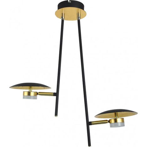 FAB 153692016 Cape Town Anhänger 2l 12w 4000k Schwarz / Gold 52x49x15 Cm 1080 Lm lenkbar und verstellbar (1/4)