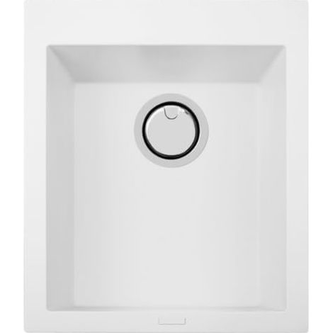 Lavello composito cucina Plados ON4110 una vasca - UG58 Bianco Latte (1/4)