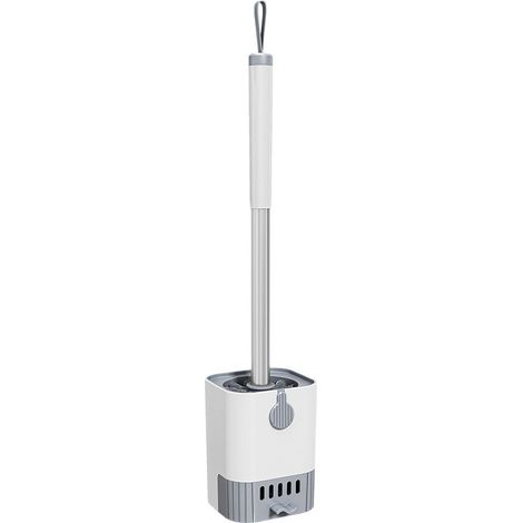 Brosse et ensemble WC, brosse WC murale à long manche et abattant WC, produits d'entretien pour salle de bain, accessoires de salle de bain
