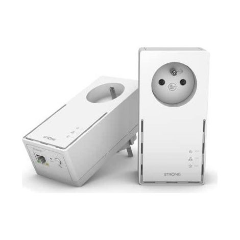 Kit CPL - STRONG - Powerline 1000 Duo - Enchufe con filtro - 2 adaptadores - Alta velocidad hasta 1000 Mbit/s (1/3)