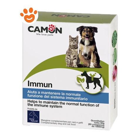 Camon Dog&Cat Orme Naturali Immun - Camon Dog&Cat Orme Naturali Immun - Confezione Da 60 Compresse