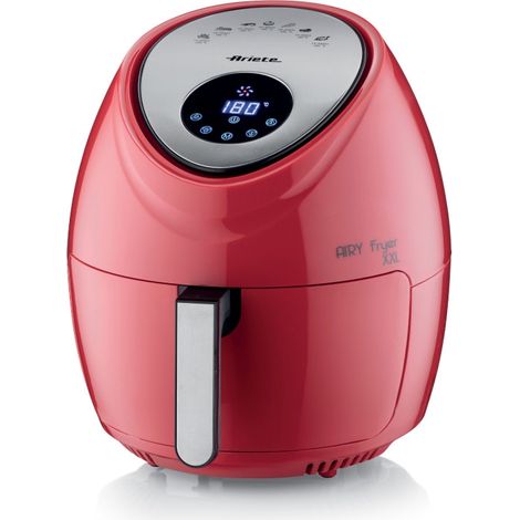 Ariete friggitrice ad aria 7 litri, Airy Fryer XXL, 1800 watt, 7 modalita' di cottura, capacita' 2,5 kg, temperatura fino a 200°C, rosso (1/5)