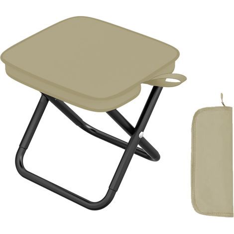 Tabouret Portable, Petit Tabouret Pliant Chaise Pliante d'extérieur Tabouret Pliant Stable pour Camping en Plein air Marche Chasse randonnée pêche Voyage, Tabouret de Camping Portable (1/5)